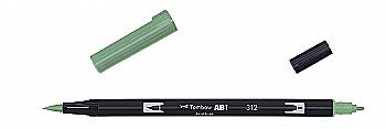 Маркер-блендер двухсторонний ABT BrushPen ABT-312, зелёный остролист ТМ "Tombow" Маркер-блендер двухсторонний ABT BrushPen ABT-312, зелёный остролист ТМ "Tombow"