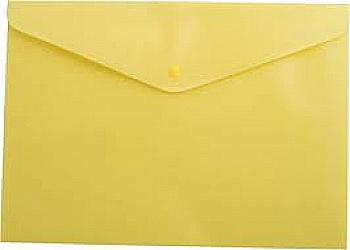 Папка-конверт А5 на кнопці, жовта ВМ 3935-08 ***