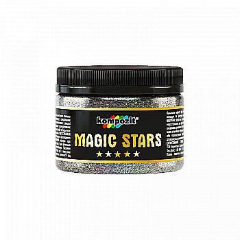 Глиттер Magic Stars Kompozit черный бархат 60 г Глиттер Magic Stars Kompozit черный бархат 60 г