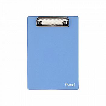 Кліпборд пластиковий А5, блакитний 2516-07-A Axent