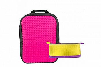 Рюкзак Upixel Classic, Фуксия + пенал, WY-A001Ca Рюкзак Upixel Classic, Фуксия + пенал, WY-A001Ca