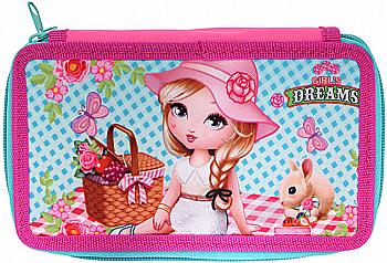 Пенал "Girl`s Dreams", 2 від., 99500, Class Пенал "Girl`s Dreams", 2 від., 99500, Class