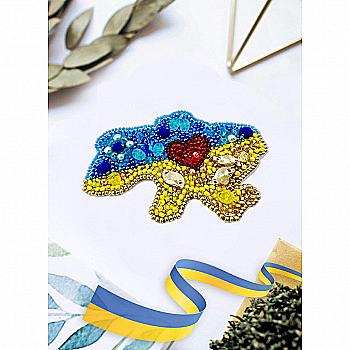 Набір для вишивки бісером прикраси "Моя рiдна", AD-224 Набір для вишивки бісером прикраси "Моя рiдна", AD-224