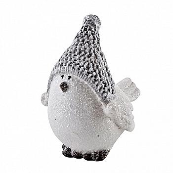 Декор новорічний Птах, 12*9*11,5 см, біло-сіра, 815133 Pusteblume Декор новорічний Птах, 12*9*11,5 см, біло-сіра, 815133 Pusteblume