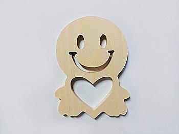 Заготівка дерев`яна "Смайлик", 0069 Заготівка дерев`яна "Смайлик", 0069