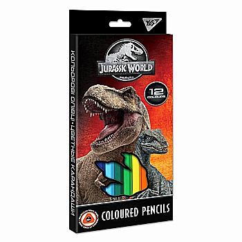 Карандаши YES 12 цв. "Jurassic World", 290651 Карандаши YES 12 цв. "Jurassic World", 290651