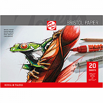 Склейка для рисунку BRISTOL А4 246г/м2, 20 арк, Royal Talens Склейка для рисунку BRISTOL А4 246г/м2, 20 арк, Royal Talens