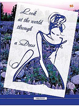 Зошит А4 96 кл. YES скоба Dress, 891418 (4049) Зошит А4 96 кл. YES скоба Dress, 891418 (4049)