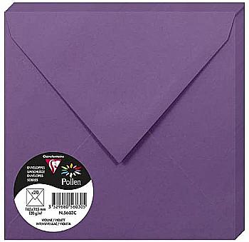 Конверт декоративный Pollen 165*165 мм (120 г), Int.lilac/Инт.сиреневый, 5603C Конверт декоративный Pollen 165*165 мм (120 г), Int.lilac/Инт.сиреневый, 5603C
