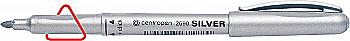 Маркер 2690 Silver 1.5-3 мм, срібний CentroPen Маркер 2690 Silver 1.5-3 мм, срібний CentroPen