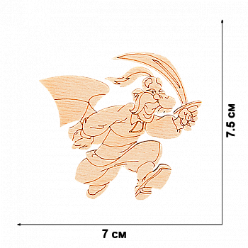 Заготовка дерев`яна для декорування, FLC-373