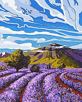 Набір для розпису по номерах 40*50 см "Провінція Прованс. Франція", 10534-AC