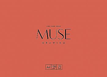 Папір для малювання А4+ 25 арк., "Muse" (4062) Папір для малювання А4+ 25 арк., "Muse" (4062)