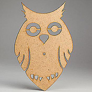 Заготівка дерев`яна Годинник "Сова-3" 203*300*3 мм, ЧC18 Заготівка дерев`яна Годинник "Сова-3" 203*300*3 мм, ЧC18