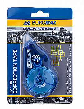 Корректор-лента 5мм*20м Buromax BM.1082 Корректор-лента 5мм*20м Buromax BM.1082