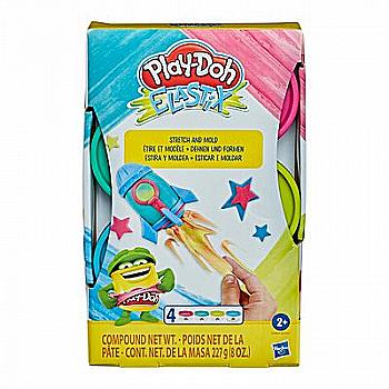 Набір пластиліну Play-Doh Elastix 4 кол., E6967_E9864 Набір пластиліну Play-Doh Elastix 4 кол., E6967_E9864