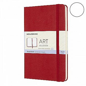 Блокнот Красный средний медиум для очерков, Moleskine Art, ARTQP054F2 Блокнот Красный средний медиум для очерков, Moleskine Art, ARTQP054F2