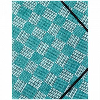 Папка на гумках А4+, Tartan Green, 1509-18-A