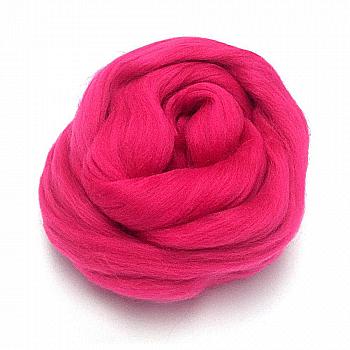 Вовна мерінос 23 мк 50 г №382, фуксія Чарівна мить Вовна мерінос 23 мк 50 г №382, фуксія Чарівна мить