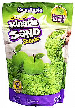 Пісок для дитячої творчості Kinetic sand, з ароматом карамельне яблуко, 71473A Пісок для дитячої творчості Kinetic sand, з ароматом карамельне яблуко, 71473A