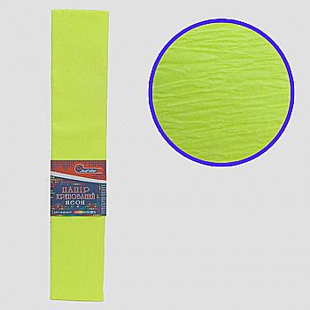 Бумага гофр. 30% флуоресцентная желтая 20 г/м2 (50*200 см), KRFL-8092 Бумага гофр. 30% флуоресцентная желтая 20 г/м2 (50*200 см), KRFL-8092