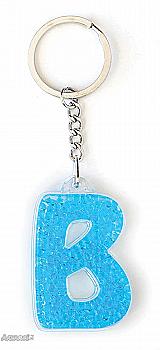 Брелок літера "B", блакитна, 554255