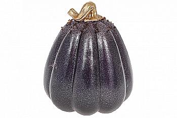 Декор Гарбуз з бісером, баклажан з золотом, 450-844