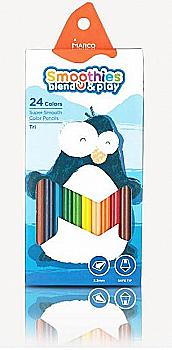 Олівці 24 кол. Smoothies b&p, 2150-24CB, Marco Олівці 24 кол. Smoothies b&p, 2150-24CB, Marco