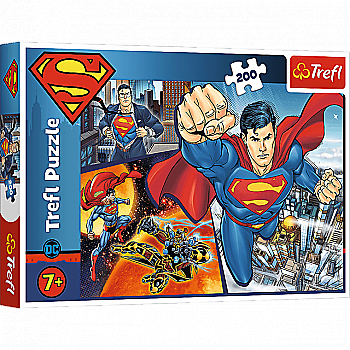 Пазл "200" - Супермен герой, Trefl, 13266 Пазл "200" - Супермен герой, Trefl, 13266