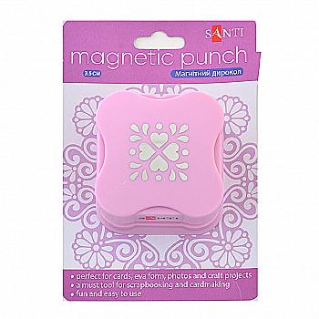 Дирокол магнітний з візерунком 3,5 см "2", 240207