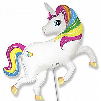 Куля повітряна Фігура Единоріг райдужний, 1206-0993
