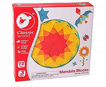 Іграшка дерев`яна Classic World "Мандала Блоки", 3727 Іграшка дерев`яна Classic World "Мандала Блоки", 3727