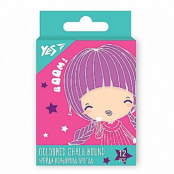 Крейда "Cosmos" 12 шт, кольорова кругла, 400474 Yes Крейда "Cosmos" 12 шт, кольорова кругла, 400474 Yes
