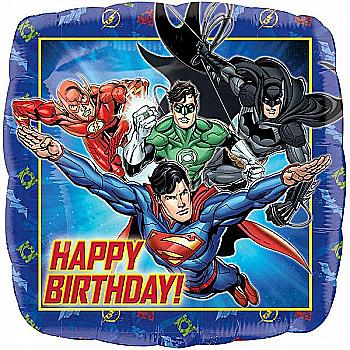 Куля повітряна 18" HB Ліга справедливості S60, 3202-2755 Куля повітряна 18" HB Ліга справедливості S60, 3202-2755