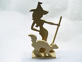 Заготівка дерев`яна серветниця "Відьма", 0428 Заготівка дерев`яна серветниця "Відьма", 0428