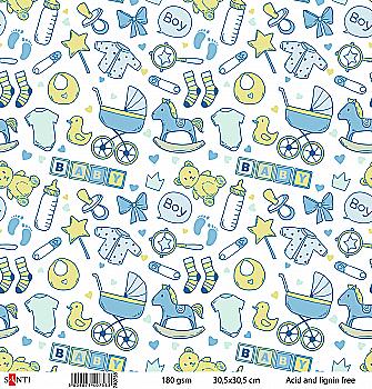 Бумага для скрапбукинга №11, 30.5*30.5 см, 740758