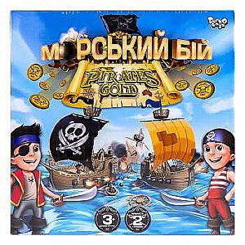 Настольная развлекательная игра "Морской бой. Pirates Gold" рус (10), G-MB-03U Настольная развлекательная игра "Морской бой. Pirates Gold" рус (10), G-MB-03U
