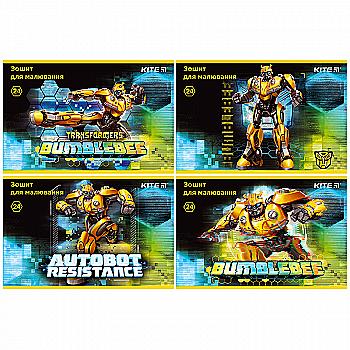 Альбом для рисования 24 л. скоба, TF, Kite TF19-242	