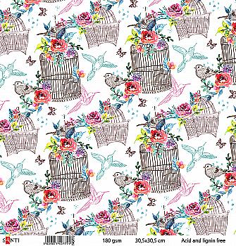 Бумага для скрапбукинга №18, 30.5*30.5 см, 740772