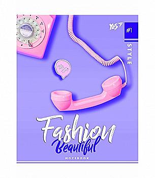 Зошит В6/144 кл. YES пл. обкл. Fashion beautiful, 681308 Зошит В6/144 кл. YES пл. обкл. Fashion beautiful, 681308