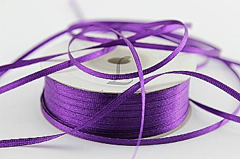 Лента атлас 3 мм-91 м, 34, фуксия