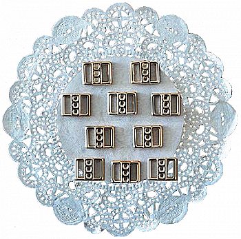 Пряжки пластикові Золото 1,6 см, 10 шт, HY0017150 Пряжки пластикові Золото 1,6 см, 10 шт, HY0017150