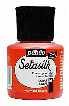 Фарба по шовку Setasilk 45 мл, кораловий, 181-004 Pebeo Фарба по шовку Setasilk 45 мл, кораловий, 181-004 Pebeo