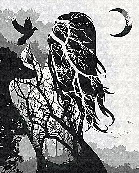 Набір для розпису по номерах 40*50 см "Магія жінки", KH5028