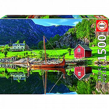 Пазл "1500" - Корабель вікінгів, Educa, 18006