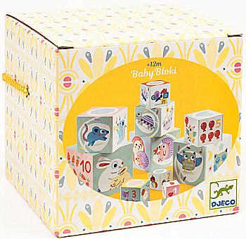 Кубики-пирамидка "Милые зверьки", DJ06103