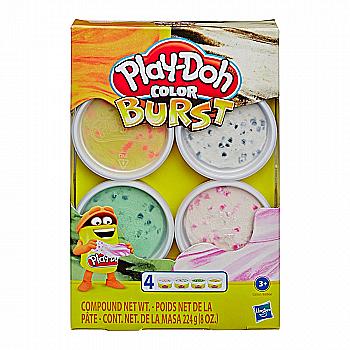 Набір з 4 баночок "Кольоровий вибух" пастель, PLAY DOH, E6966_E8061 Набір з 4 баночок "Кольоровий вибух" пастель, PLAY DOH, E6966_E8061
