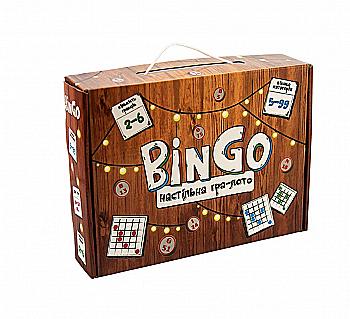 Гра-лото настільна "BinGo", (укр) 30757, ТМ "Strateg"