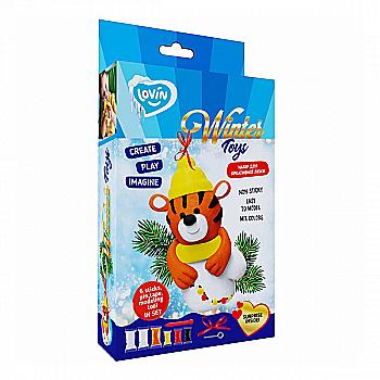 Набір для креативної ліпки Lovin Winter Toys "Тигреня", 70096 Набір для креативної ліпки Lovin Winter Toys "Тигреня", 70096