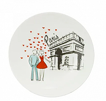 Тарелка обеденная, Lutecia, 25 см, P4422 Arcopal